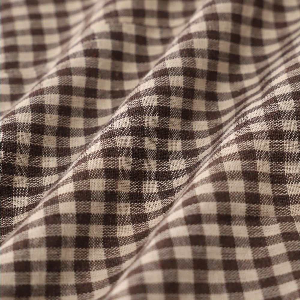 Rihoas Brown Plaid Slip Mini Dress - Picture 7 of 8